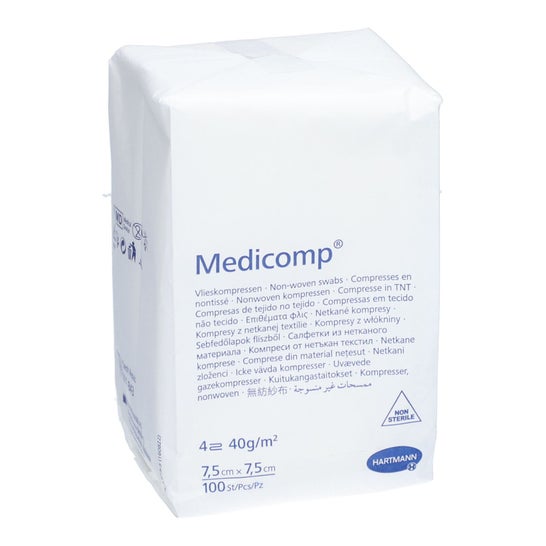 Medicomp Compresse Non Sterili 7,5x7,5cm 5 Unità