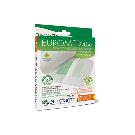 Eurofarm Euromed Aloe Medicazione 10x10cm 6 Unità