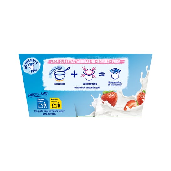 Nestlé postre lácteo fresa 4uds