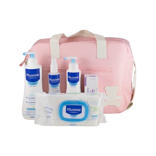 Mustela bags my first pink products