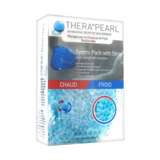 Thera Pearl Compresse Chaud/Froid Sports Pack Avec Sangle De Maintien