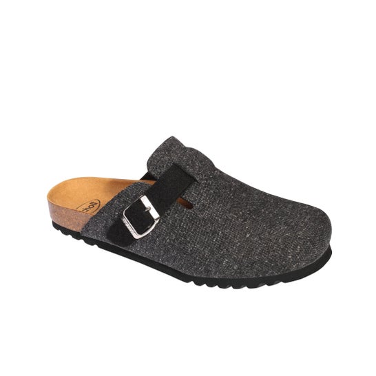 Scholl Pantufla Amiata Hombre Marrón Escuro Talla 41 1 Par