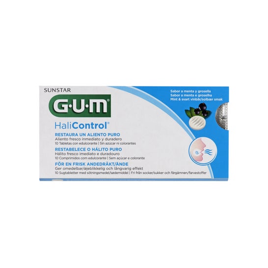 GUM Halicontrol 10 tablets