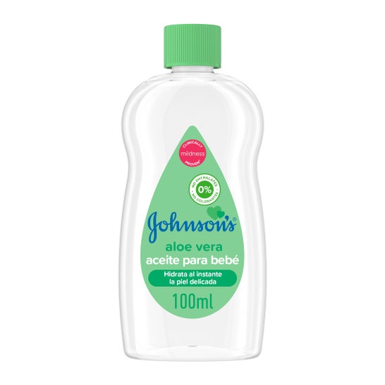 Johnson's Baby Aloe Vera Oil idrata e nutre istantaneamente 100ml