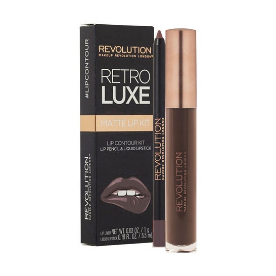 Make Up Revolution Kit Perfilador de Labios Luxe Glory