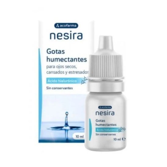 Acofarma Nesira Gotas Humectantes ácido hialurónico 10ml Acofarma Nesira Gotas Humectantes ácido hialurónico 10ml