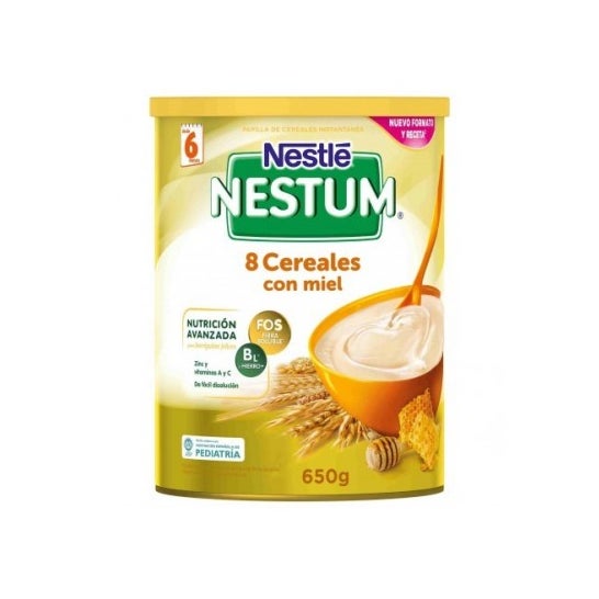 Nestum Expert 8 Cereales med honning +6m 2x650g