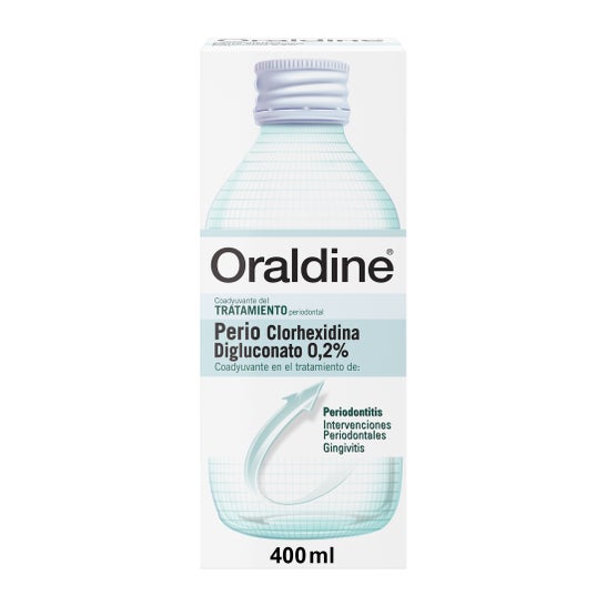 Oraldine Perio 0,2% chlorhexidin mundvask 400 ml