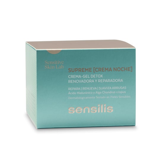 Sensilis Supreme [Night Cream] Crema-Gel Detox Renovadora y Reparadora 50 ml