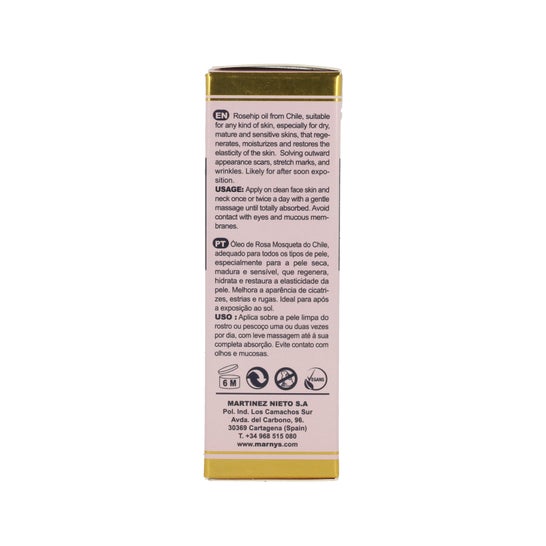 Marnys Aceite Puro de Rosa Mosqueta Revitalizante 30ml