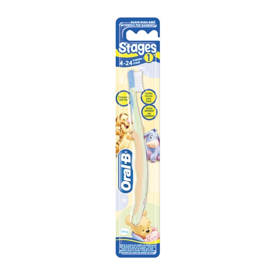 Oral-B Stages 1 children's toothbrush 4-24 months 1 pc