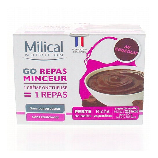 Milical Nutrition Go Meals Crema Chocolade 9uds