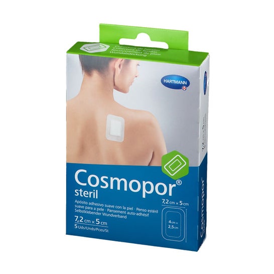 Cosmopor Steril Apósito 7,2cmx5cm 5uds