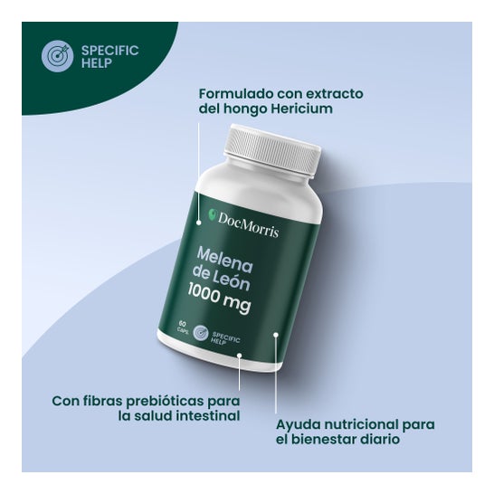 Docmorris Melena de León 60 caps (Caducidad Inferior a 6 Meses)