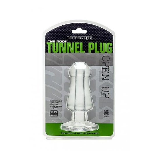 Marchio Perfect Fit The Rook Tunnel Plug trasparente 1pc