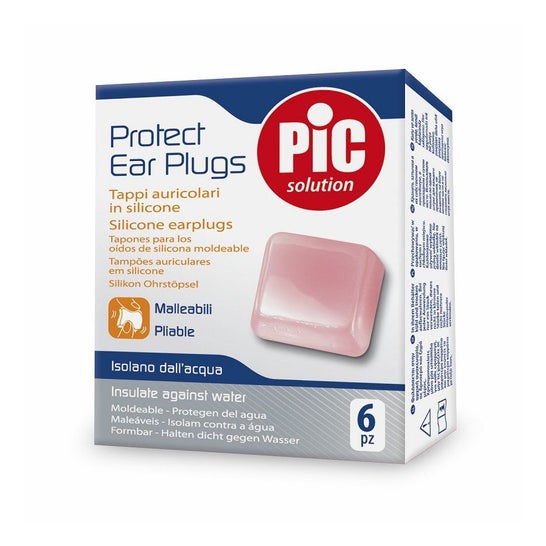 Pic Solution Protect Ear Plugs Tapones de Silicona 6uds