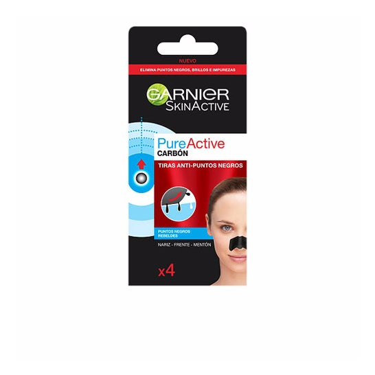 Garnier Pure Active Carbon Anti Blackhead Strips 4 stk