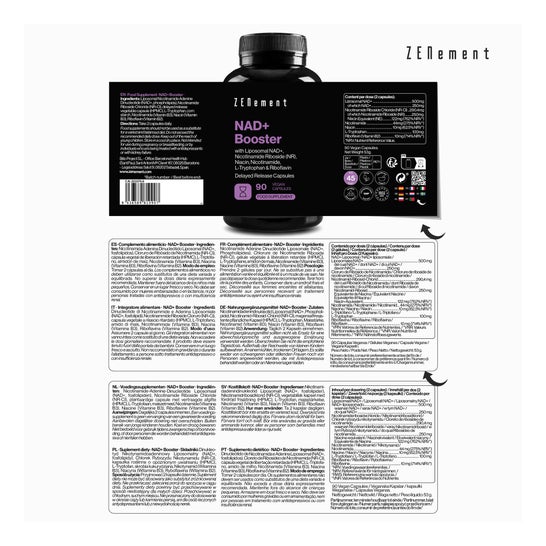 Zenement NAD+ Booster 90 cps