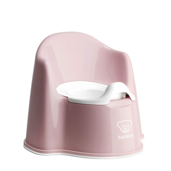 Babybjörn Potty Chair Potty Pastel Pink and White 1pc