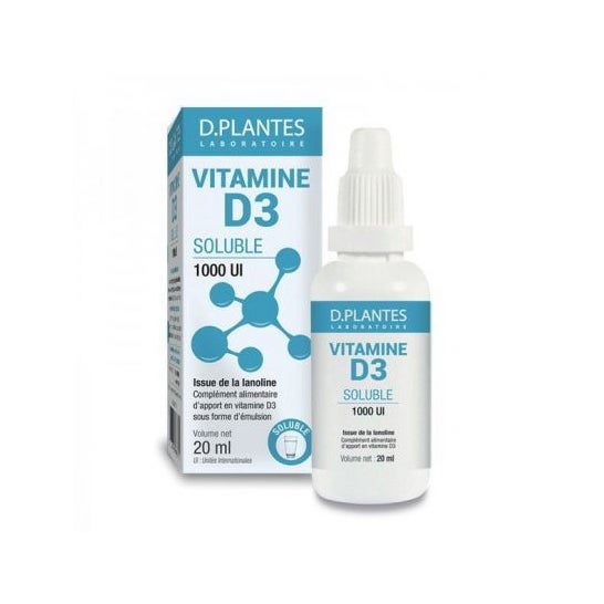 D.Plants Vitamine D3 oplosbaar 1000ui 25ml