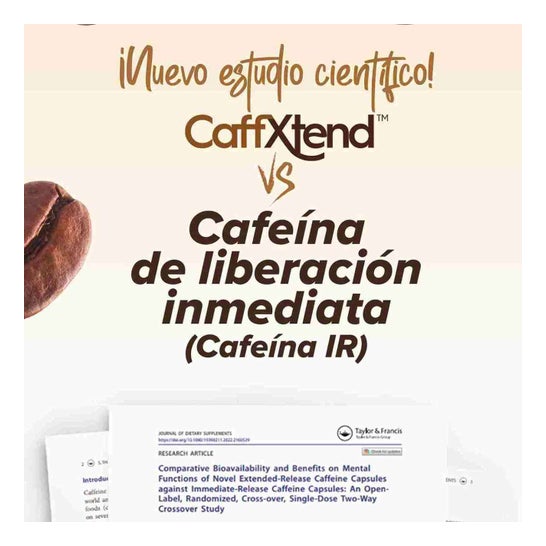 HSN Cafeína de Liberación Prolongada 400mg Caffxtend® 120vcaps