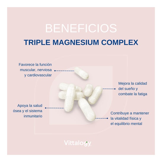 Vittalogy Triple Magnesium Complex 120 Cáps