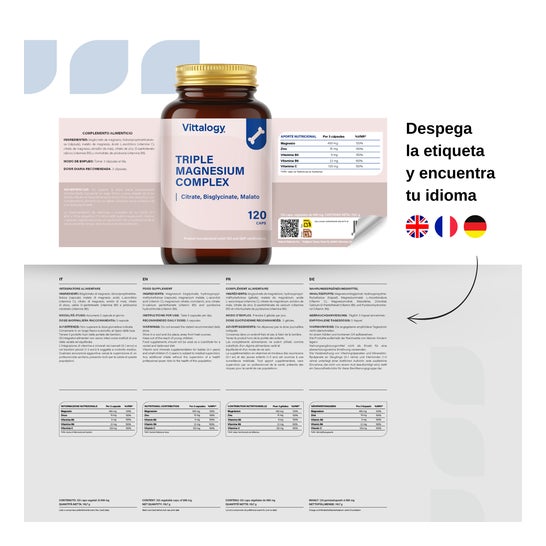 Vittalogy Triple Magnesium Complex 120 Cáps