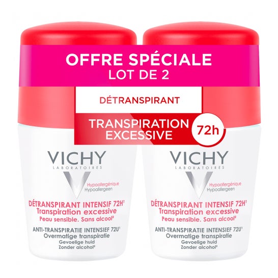 Vichy Stress Resist Tratamiento Antitranspirante 72h 2x50ml