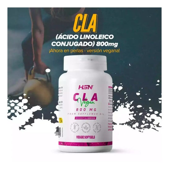 HSN CLA Vegano 800 mg 120 Perlas vegetales