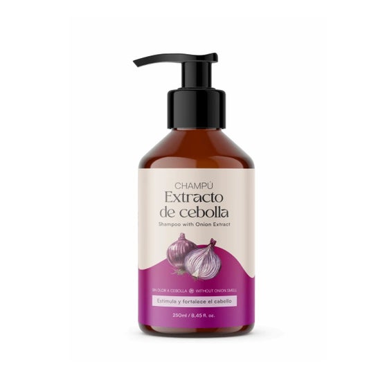 Qknatur Champú Anticaída con Extracto Cebolla Roja 250ml