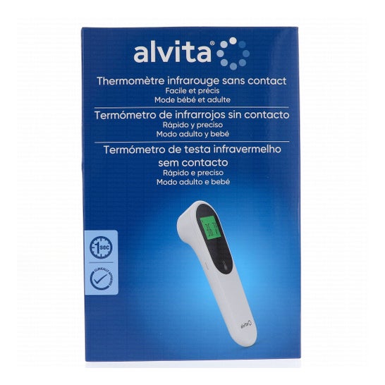 Alvita Termómetro Frontal Infrarrojo 1 ud