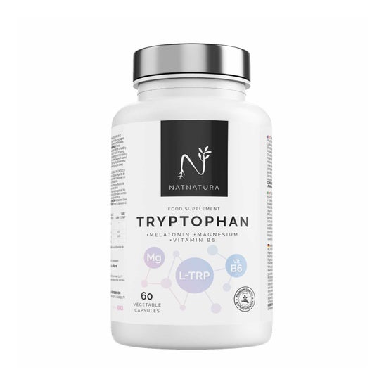 Natnatura Triptófano + Magnesio + Melatonina + Vitamina B6. 90 Natnatura,