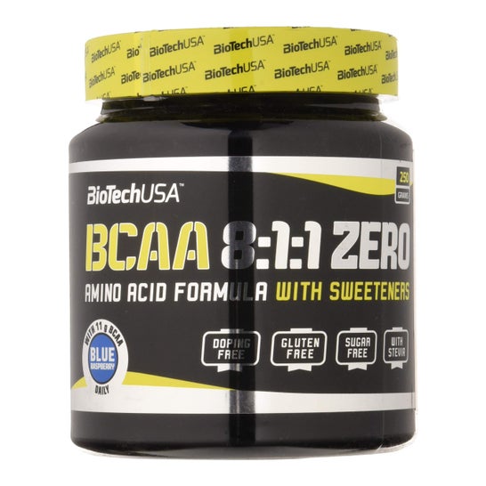 Biotech BCAA 811 Zero Zero Zero Raspberry Blue Amino Acid 250g