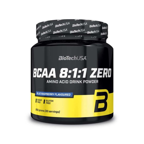 Biotech BCAA 811 Zero Zero Zero Raspberry Blue Amino Acid 250g