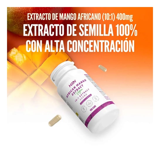 HSN Extracto de Mango Africano 10:1 400 mg 120 vcaps