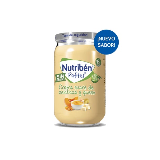 Nutriben Potitos Crema Suave Calabaza Queso 235 g