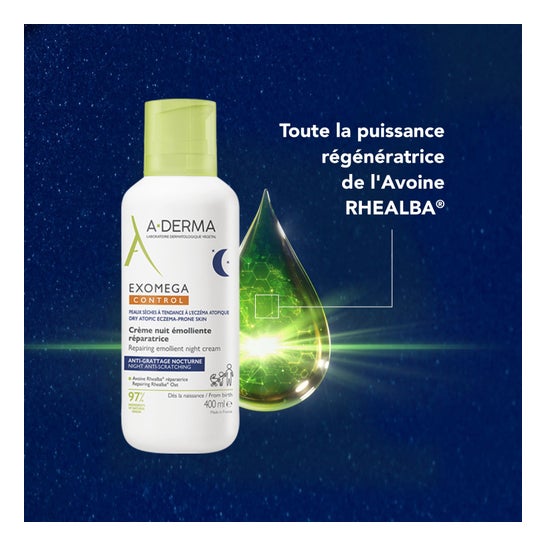 A-Derma Exomega Crema de Noche Reparadora 400ml