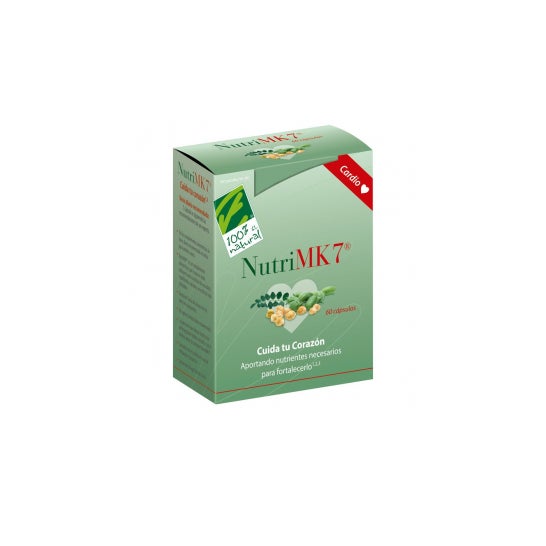 100% Natural Nutrimk7 Cardio Caja con 60 caps