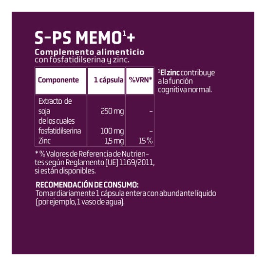 Splmnt S-Ps Memo 30 caps