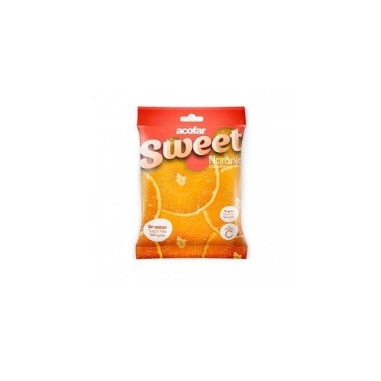 Acofarsweet caramelos azúcar sabor naranja 60g