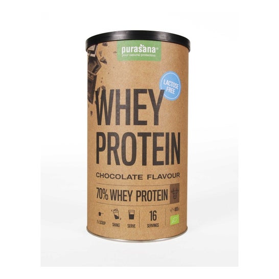 Purasana Whey Protein Lactose Free Chocolate 400g