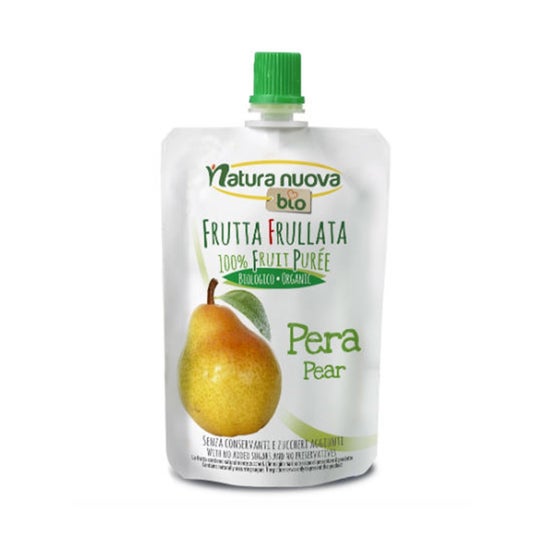 Natura Nuova Pear Puree Sugar Free Bio Doypack 100g