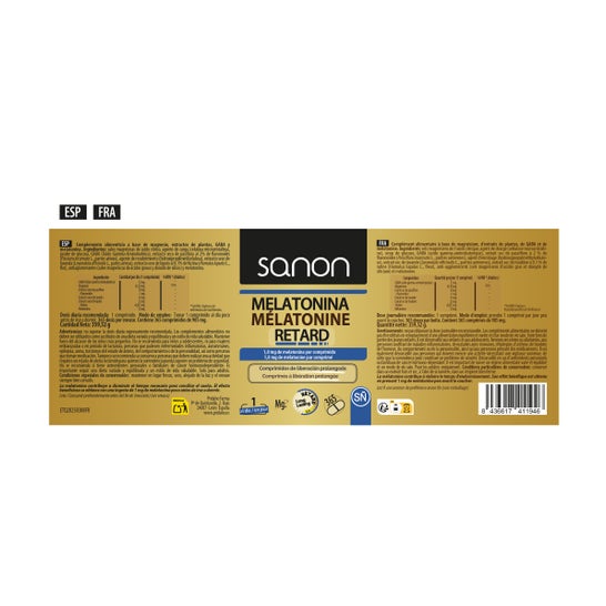 Sanon Melatonin Slow Release 365 tablets
