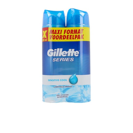 Gillette Serie Sensitive Cool Gel 2x200ml