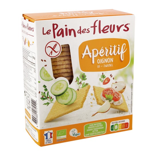 Le Pain des Fleurs Cracker alla Cipolla Bio 150g
