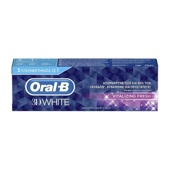 Oral-B 3D White Blancura Revitalizante Pasta Dental 75ml