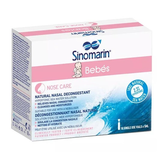 Sinomarin® Bebés limpieza nasal 24 monodosis Sinomarin® Bebés limpieza nasal 24 monodosis
