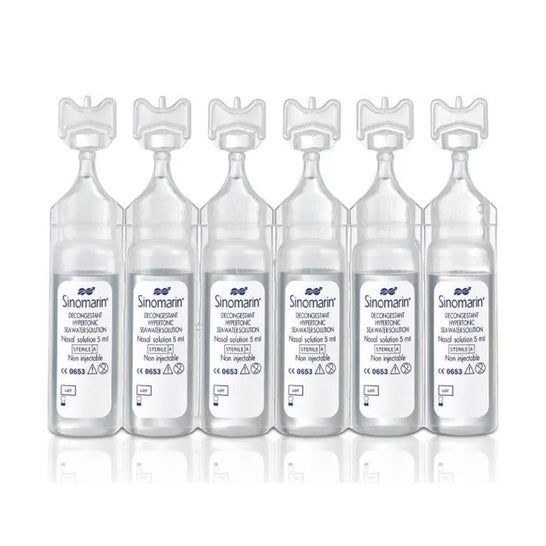 Sinomarin® Bebés limpieza nasal 24 monodosis Sinomarin® Bebés limpieza nasal 24 monodosis