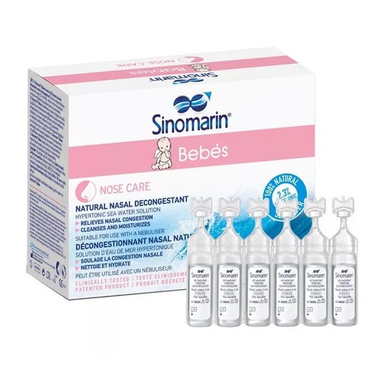 Sinomarin® Bebés limpieza nasal 24 monodosis Sinomarin® Bebés limpieza nasal 24 monodosis