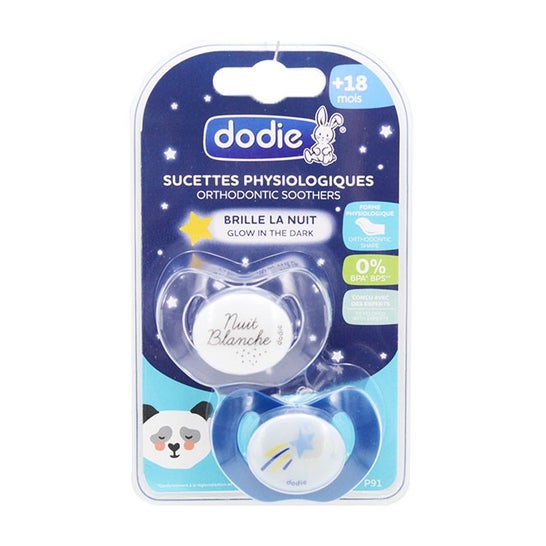 Dodie sucette physiologique silicone + 18 mois